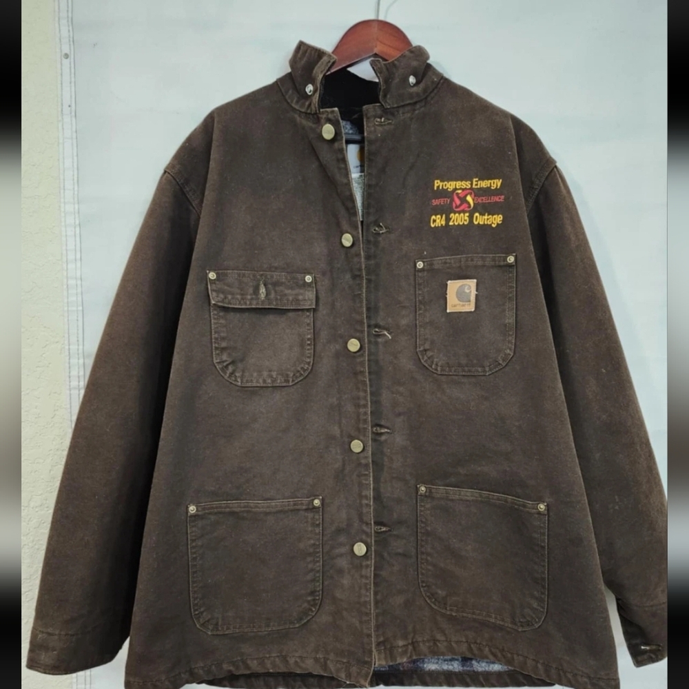 Carhartt Dark Brown Utility Blanket Jacket